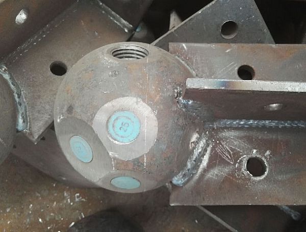 新郑螺栓球球塞，网架配件